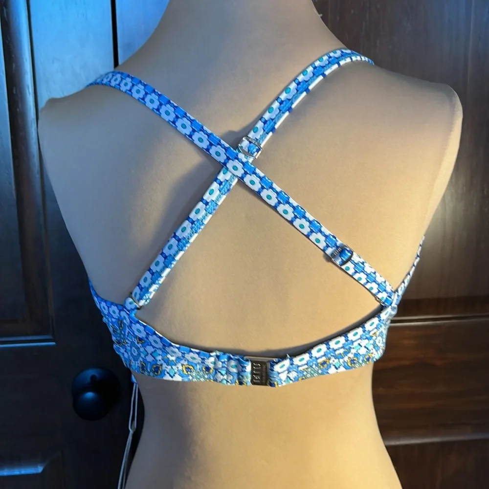 Blue Rod Beattie Size 38D Cup Swim Top NWT - Picture 3 of 10